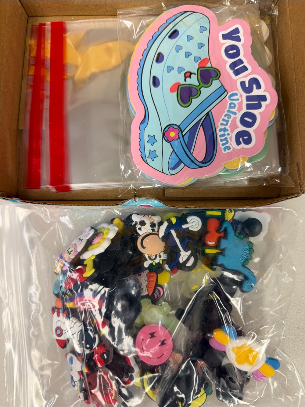 You Shoe Valentine Shoe and Bag Charms - Assorted Colorful Jibbitz cards, bags 3